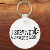 私は生き延びユダヤ人の母親 – 娘のバージョン キーホルダー (正面)