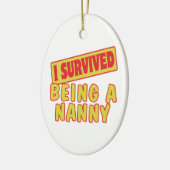 私は生き延び乳母だ セラミックオーナメント (左)