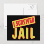 私は生き延び刑務所 ポストカード (正面/裏面)