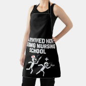 私は生き延び彼女の通り過ぎる看護学校のナース エプロン (インサイチュ)