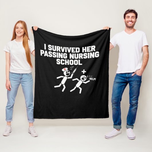 私は生き延び彼女の通り過ぎる看護学校のナース フリースブランケット (インサイチュ)