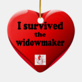 私は生き延び未亡人セラミックオーナメント セラミックオーナメント (裏面)