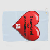 私は生き延び未亡人 ゴルフタオル (横)