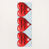 私は生き延び未亡人 ヨガマット (裏面)