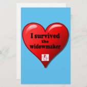 私は生き延び未亡人 便箋 (正面/裏面)