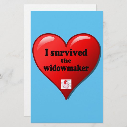 私は生き延び未亡人 便箋 (正面/裏面)