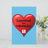 私は生き延び未亡人 便箋 (スタンド正面)