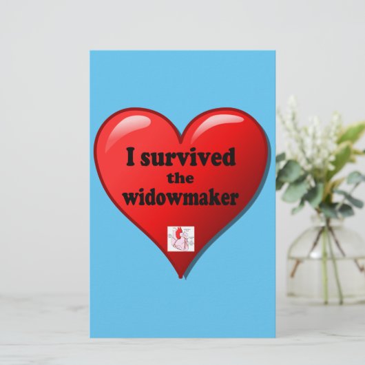 私は生き延び未亡人 便箋 (スタンド正面)