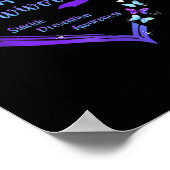 私は生き残った蝶ハート自殺防止 ポスター (角)