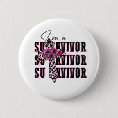 私は生き残った 缶バッジ (正面)