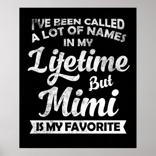 私は生まれてからたくさんの名前を呼ばれたが ポスター (正面)