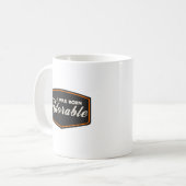 私は生まれながらにして可愛い コーヒーマグカップ (正面左)