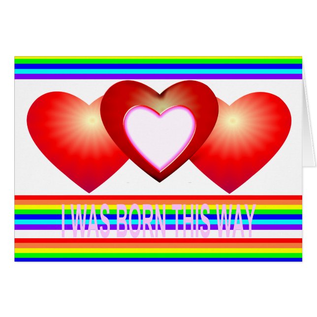 私は生まれましたこうすれば-カード (正面横)