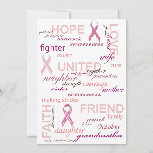 私は生存招待状 招待状 (正面)