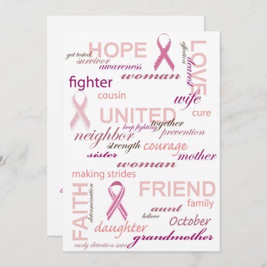 私は生存招待状 招待状 (正面/裏面)