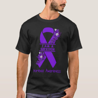 私は生存者の拒食症認識度 Tシャツ