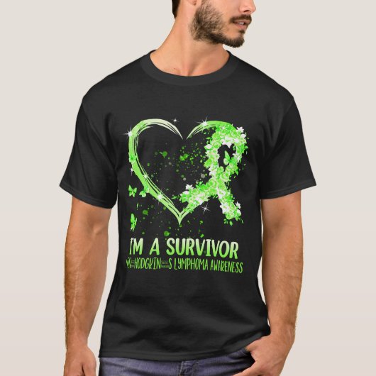 私は生存者の非ホジキンリンパ腫認識度 Tシャツ (正面)