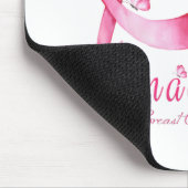 私は生存者トンボ乳がん認識度 マウスパッド (コーナー)