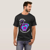 私は生存者自殺防止の支援をしている Tシャツ (正面フル)