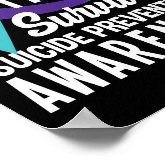 私は生存者自殺防止認識度 ポスター (角)