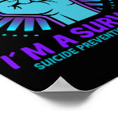 私は生存者自殺防止認識度 ポスター (角)