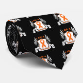 私は生存者 – (オレンジ色のリボン)腎臓がん ネクタイ (ロール)