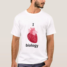 私は生物学が大好きだ Tシャツ