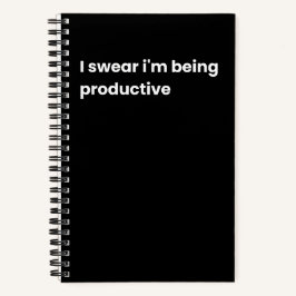 私は生産性が高いと誓う ノートブック