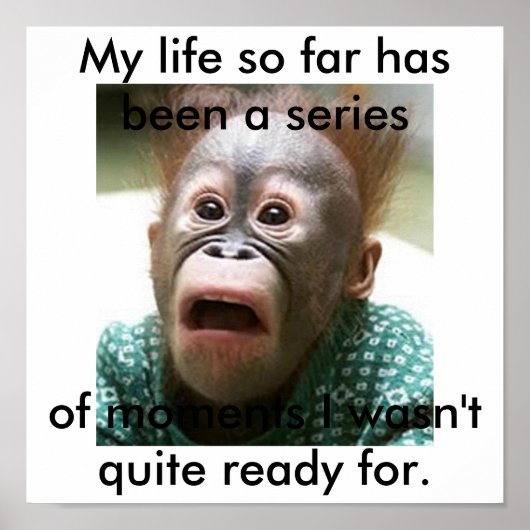 私は生考えきる準備ができていない ポスター (正面)