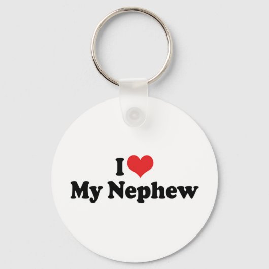 私は甥のキーチェーンが大好き キーホルダー (正面)