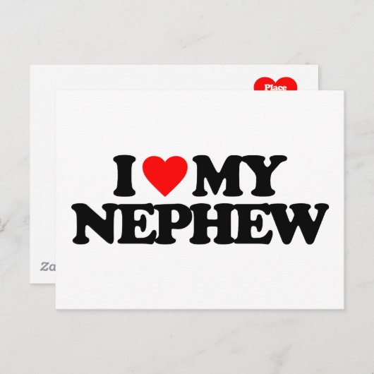私は甥を愛している ポストカード (正面/裏面)