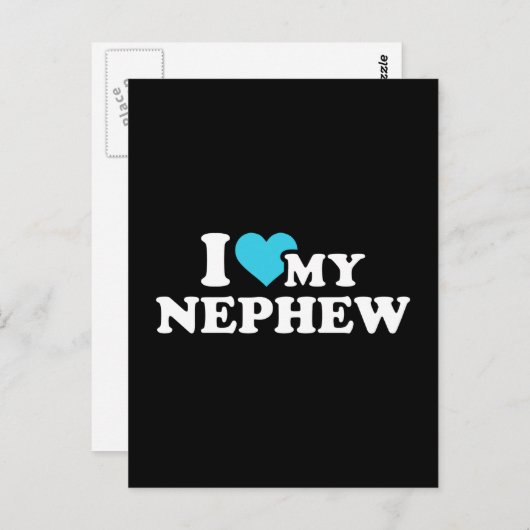 私は甥を愛している ポストカード (正面/裏面)