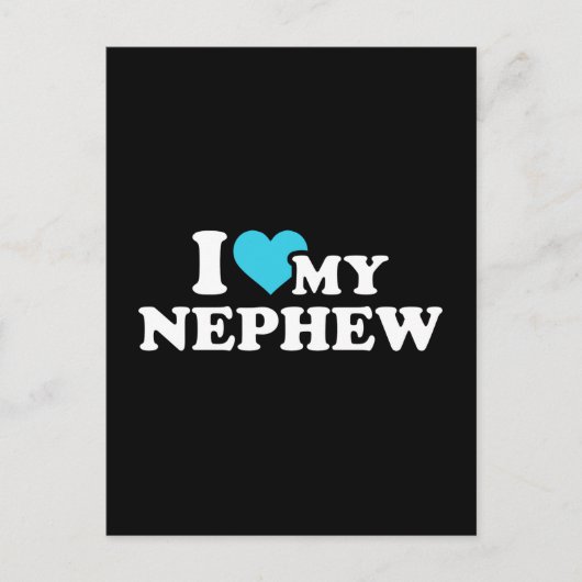 私は甥を愛している ポストカード (正面)