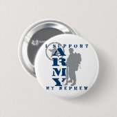 私は甥2を-軍隊支えます 缶バッジ (正面&裏面)