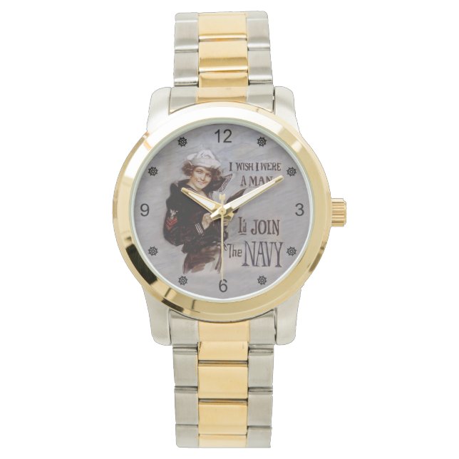 私は男だったらいいのに～海軍に入る～ 1917 to 腕時計 (正面)