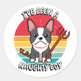 私は男の子いけなだった – ブルフランスのドッグ ラウンドシール