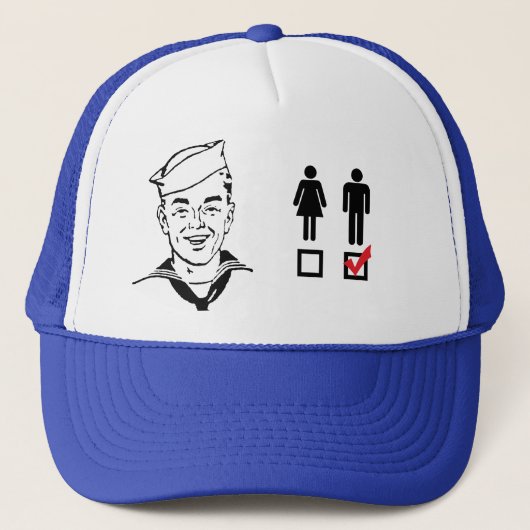 私は男の子を好みます キャップ (正面)