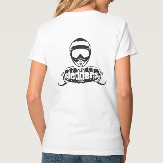 "私は男の子を、私渡しますそれらに" Sledders.comを追跡しません Tシャツ (裏面)