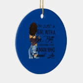 私は男を探して大きなお尻を持った女の子だ セラミックオーナメント (右)