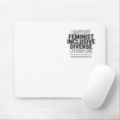 私は男女同権主義の多様な含んだ文献を支えます マウスパッド (マウス)