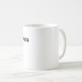 私は男女同権主義の破損で浸ります コーヒーマグカップ (正面右)