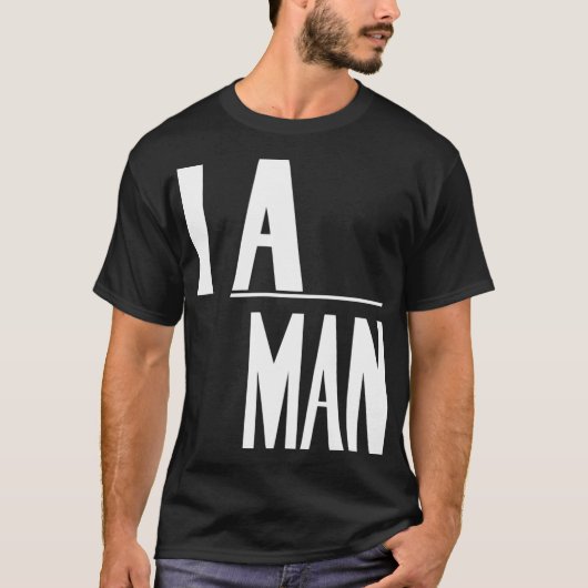 私は男性である – 公民権 Tシャツ (正面)