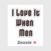 私は男性の時にそれを愛する シール (シート)