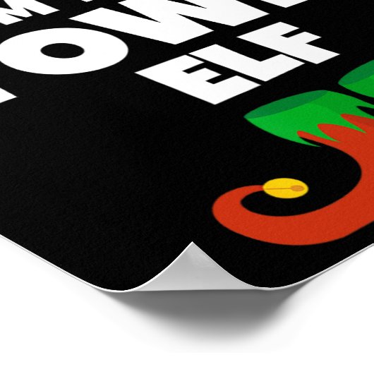 私は町の小妖精や小人ファミリーパジャマクリスマスおもしろい ポスター (角)