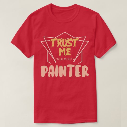 私は画家に近い人間だ Tシャツ (デザイン正面)