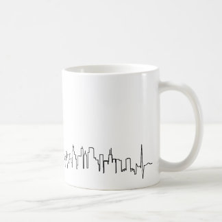 私は異常なecgのスタイルのシカゴを愛します コーヒーマグカップ