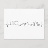 私は異常なecgのスタイルのデトロイトを愛します ポストカード (正面)