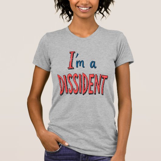 私は異議者です Tシャツ (正面)
