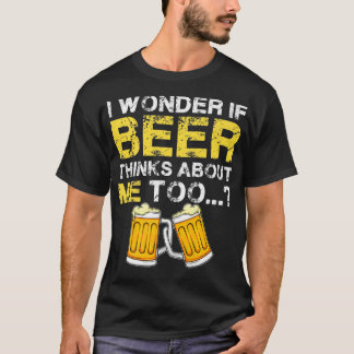 私は疑問に思もしのビール考えーも男性の周り Tシャツ