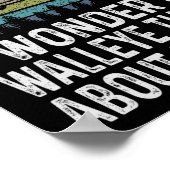 私は疑問に思もしWalleye考え Fのについて ポスター (角)